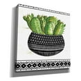 thumbnail image 2 of Epic Graffiti 'Mud Cloth Black and White Succulent I' by Cindy Jacobs, Canvas Wall Art, 26"x26", 2 of 2
