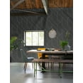 thumbnail image 4 of Advantage Pollock Black Gilded Geometric Unpasted Vinyl On Non Woven Wallpaper, 21-in by 33-ft, 57.8 sq. ft., 4 of 5