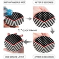 thumbnail image 2 of FMSHPON Independence Day Theme American Flag Set of 8 Round Coaster for Drinks, Absorbent Ceramic Stone Coasters Cup Mat with Cork Base for Home Kitchen Room Coffee Table Bar Decor, 2 of 6