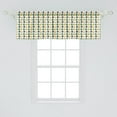 thumbnail image 2 of Ambesonne Retro Window Valance, Colorful Abstract Dots, 54" X 18", Multicolor, 2 of 3