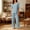Blue, variant on Naittoop Soft Pajama Set for Women Short Sleeve from Sleepwear Lightweight Loose Pajamas Pjs Sets