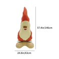 thumbnail image 3 of PATLOLLAV Christmas Santa Balloons,Xmas Balloons Matte Santa Balloon for Xmas Party Supplies Winter Birthday Party Decor Christmas Theme Party Decorations Balloons Party Sets,57.4×24.8 Inch, 3 of 5