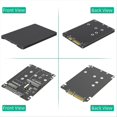 thumbnail image 2 of 2 in 1 Combine M.2 NGFF Key B & MSATA SSD to 2.5 SATA3 Adapter, 2 of 5