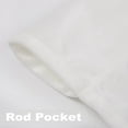 thumbnail image 5 of DriftAway  Velvet Room Darkening Rod Pocket Tie Up Valance Light Ivory, 5 of 7