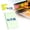 Green, variant on CSSJKYJ 4PCS Stick Removable Sticky Notes Memo Colorful Adhesive Note Paper for Home Daily Reminder