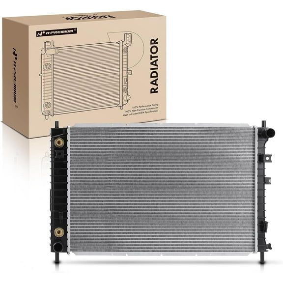 A-Premium Engine Coolant Radiator Assembly with Transmission Oil Cooler Compatible with Saturn Vue 2004 2005 2006 2007 V6 3.5L