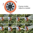Alloy Garden Watering Wand, 19inch Hose Sprayer with 8 Spray Patterns