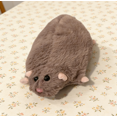 thumbnail image 7 of Giant Realistic Rat Stuffed Toy - Soft Fabric Hamster Plush Decor, Cute Lifelike Mouse Plushie with Tail, Durable Sofa & Bedroom Decor, Valentine's Day Gift for Animal Lovers, 13.78in, White, 7 of 7