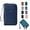 Dark Blue, variant on Rowgins Rfid Passport Holder, Rowgins Multi-functional Rfid Passport Wallet, Travel Wallet for Men & Women, Id Card Organizer, Wallet Cover Case for Travel (Brown)