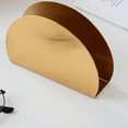 thumbnail image 5 of 6X Nordic Home and Wedding Decoration Table Napkin Holder Rack Gold Plated Stainless Steel Storage Tower Holder, 5 of 5
