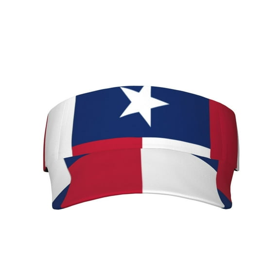 Texas Flag Sport Visor Hats Sun Protection Outdoor Activity For Women Men