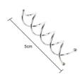 thumbnail image 5 of 20PCS Spiral Hair Pins, Spin Pins Non-Scratch Round Tips, Twist Screw Hair Pin for Women Bun Hair Style DIY, Spiral Bobby Pins,Silver, 5 of 8