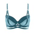 thumbnail image 4 of Sngxgn Wireless Bra with S upport for Women Seamless Bra Full Coverage Bra(Blue,75AB), 4 of 4