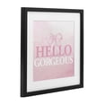 thumbnail image 2 of Stupell Industries Glam Feminine Hello Gorgeous Black Framed Print Under Glass, 13 x 13, by Kim Allen, 2 of 8