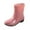 Pink, variant on Women's Rain Shoes Short Ankle Rain Boots -On Garden Rubber Footwear for Comfort and Style
