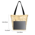 thumbnail image 3 of Kll Tote Bag For Women World Map Print Shopping Grocery Reusable Bags For Office School Shopping Travel, 3 of 7