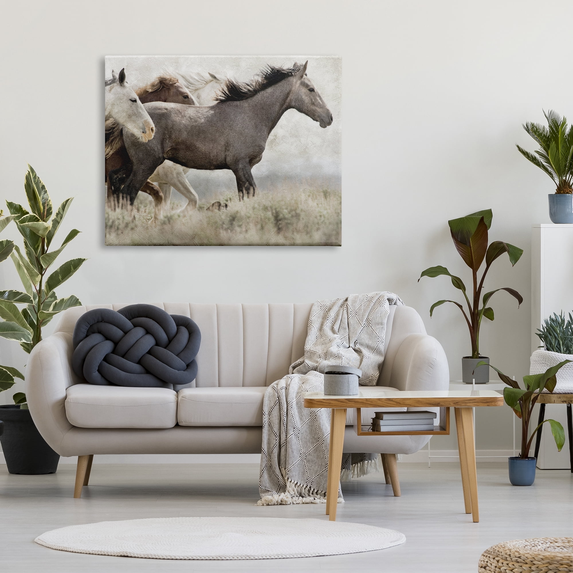 Stupell Industries Rustic Southwestern Horses Animals & Insects Photography Gallery Wrapped Canvas Art Print Wall Art, 48 x 36
