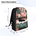 thumbnail image 4 of Balery Black Cat Pink Bathroom Mochila - Mochila Estilosa y Duradera para Laptop de 15 Pulgadas con Tela Oxford Impermeable, 4 of 8