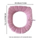 thumbnail image 5 of Toilet Seat Cover Washable Cloth Stretchable Warmer Soft Thicker Foldable Portable for Bedroom, Washable Cloth Toilet Seat Cover, Soft Warmer Thicker Stretchable Design, for Dorm, High, 5 of 5