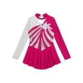 thumbnail image 3 of iEFiEL Kids Girls Tulle Figure Ice Roller Skating Ballet Dance Leotard Dress, 3 of 6