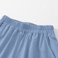 thumbnail image 6 of Nilvkv Boys Lightweight Pants, Boys Pants, Solid Color Cuffed Joggers with Elastic Waist and Side Pockets, ready for Outdoor Sports and Summer Blue 9-10 Years, 6 of 8