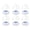 6Pcs-transparent, variant on 2Sets Bottle Rings and Caps for Philips Avent Natural Bottles, Replacement Screw Ring Collars