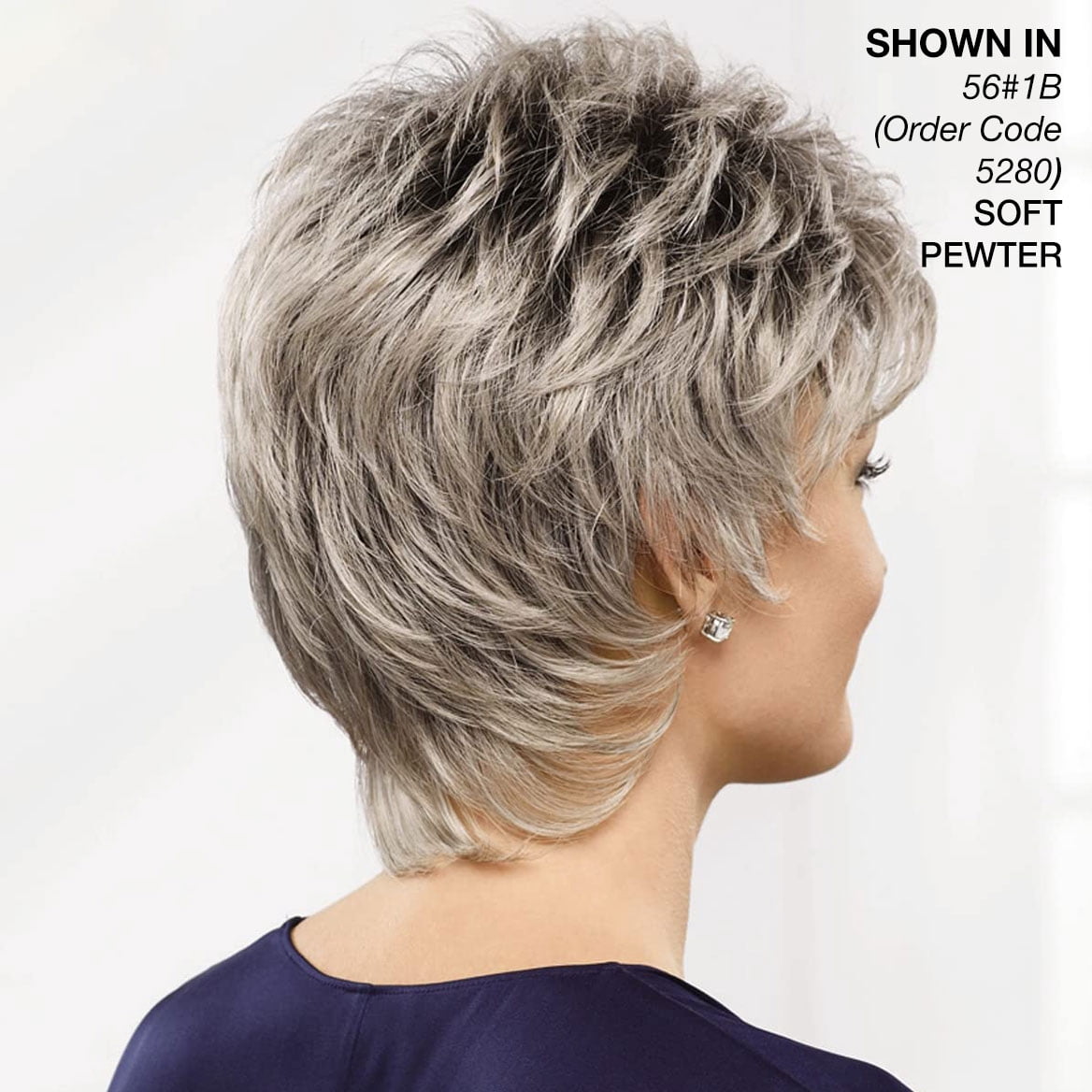Daisy WhisperLite Wig by Paula Young - Updated Shag Wig with Flirty Fringe and Flattering Layers / Multi-Tonal Shades of Blonde, Silver, Brown and Red