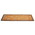 thumbnail image 4 of HAND KNOTTED WOOL FLORAL MODERN AREA RUGS - 2'6''x10', Runner Shape, Gold Brown Color, Classic Traditional Design, Low Pile Handmade Area Rugs for Living Room, Bed Room (N00922), 4 of 7