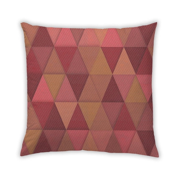 Ahgly Company Outdoor Square Contemporary Throw Pillow, 18 inch by 18 inch