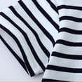 thumbnail image 3 of Crunowin Boys and Girls Short Sleeve T-Shirt Round Neck Cartoon Animal Embroidery Print Striped Youth Trendy Casual Lightweight Top Black Size 3T, 3 of 6