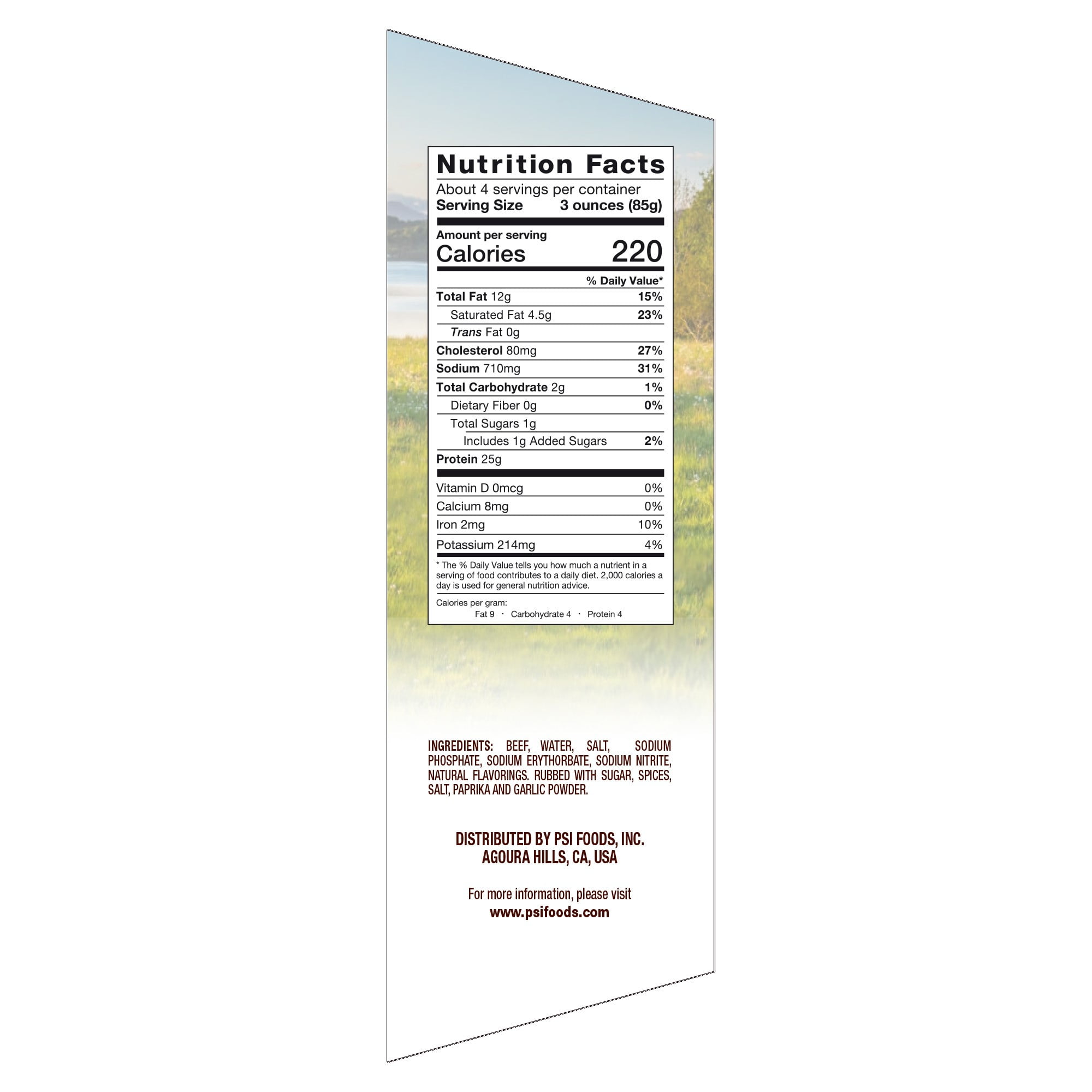 Stoneridge Ranch Deli Shaved Pastrami 14oz Tray Pack