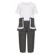 thumbnail image 4 of Traje de cintura de color sólido de verano para mujer Traje de dos piezas casual de moda Wmkox8yi bvn1002, 4 of 8