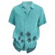 thumbnail image 3 of Men'S Casual Lapel Beach Holiday Wear Fashion Shirt Hawaiian Short-Sleeved Shirt XL, 3 of 4