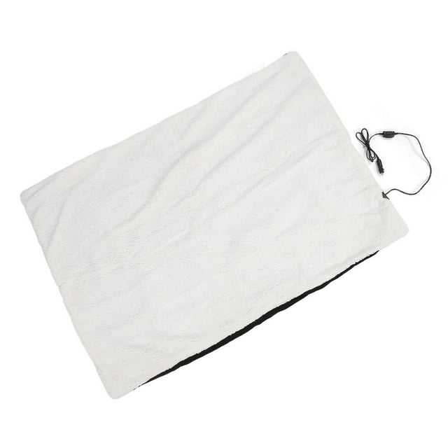 Electric Blanket, 12V Soft Cotton Electric Heated Blanket Adjustable Temperature Fast Heating Skin Friendly Material Heated Blanket Throw for Home Office