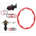 thumbnail image 3 of koolsoo Lot de Rondelle de Volant d'Inertie de Cassette, Entretoise de Moyeu, Joint Rainuré pour, 1 mm, Rouge, 2 Pcs, 3 of 9