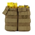 thumbnail image 4 of Molle Double Magazine Pouch 1000D Nylon Utility Chaleco Bolsas de almacenamiento Bolsillo para accesorios al aire libre Inevent HW4754-03, 4 of 7