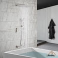 thumbnail image 2 of Boyel Living 10 in Shower System Wall Mount 3-Functions Square Shower Faucet Set with Handheld Spray,Brushed Nickel, 2 of 10
