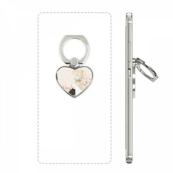 flower chinese classical style illustrator ph stand holder kickstand universal support
