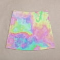 thumbnail image 4 of Tie Dye Marble A-line Skirt St Pastels Abstract Art Streetwear Casual Skirts Modern Mini, 4 of 7
