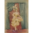 thumbnail image 3 of French School 18x24 Black Modern Framed Museum Art Print Titled - Woman with Roses (19th Century), 3 of 5
