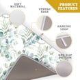thumbnail image 2 of Sage Green Leaves Dish Drying Mats for Kitchen Counter 18x24 Inch, Leaves Kitchen Drying Mat,Watercolor Herbs Dishes Pad Dish Drainer Rack Mats Absorbent Fast Dry Kitchen Accessories, 2 of 6