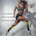 thumbnail image 3 of 3 Pairs Copper Compression Socks for Women & Men Circulation 15-20 mmhg - Better Blood Flow, Swelling, Best Support for Medical, Running, Nursing, 3 of 6