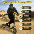 thumbnail image 2 of iENYRID Electric Scooter for Adults with 2400W Dual Motor up to 45Mph & 40 - 45 Miles Long Range, 48V 23AH Li-battery, Foldable Outdoot Offroad E-Scooter for Adult, 350lbs Capacity, 2 of 12