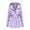 Purple, variant on AOOCHASLIY Women Winter Coat Women’s Solid Rain Jacket Outdoor Jackets Hooded Raincoat Windproof