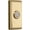 Non-Lacquered Brass, variant on Baldwin 4860112 Baldwin 4860 3" x 1-1/2" Illuminated Rectangular Door Bell from The Estate Collection