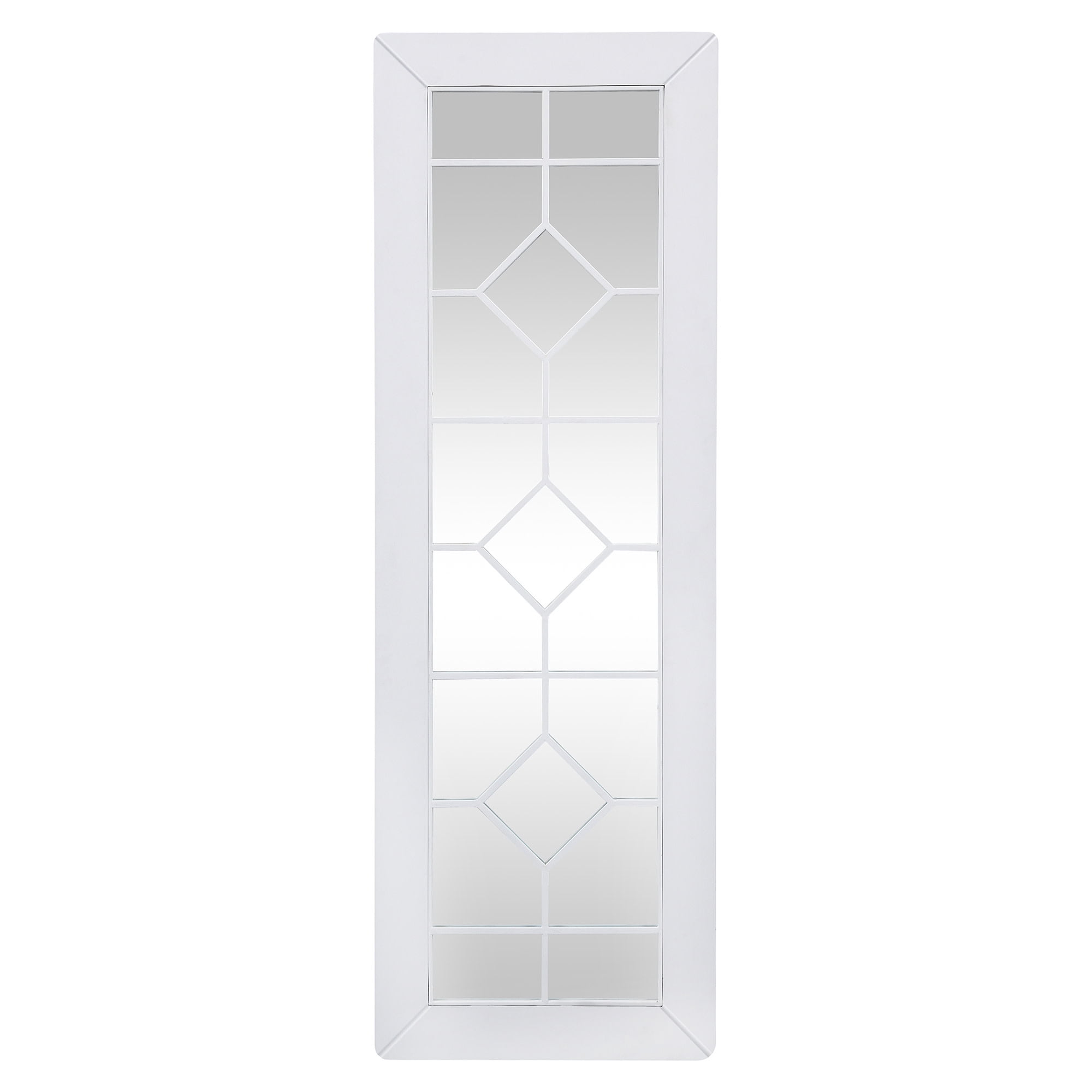 FirsTime & Co. White Esmeralda Standing Mirror, Farmhouse, Rectangular, 20 x 0.75 x 60 in