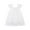 White, variant on TAIAOJING Toddler Girls Mesh Dress Fly Sleeve Holiday Solid Color A-Line Dance Party Princess Dresses Beach Casual Birthday Boho Sundress Birthday 5-6Y
