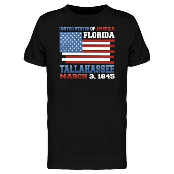 United States Of America Florida Tee Men's -Image by Shutterstock