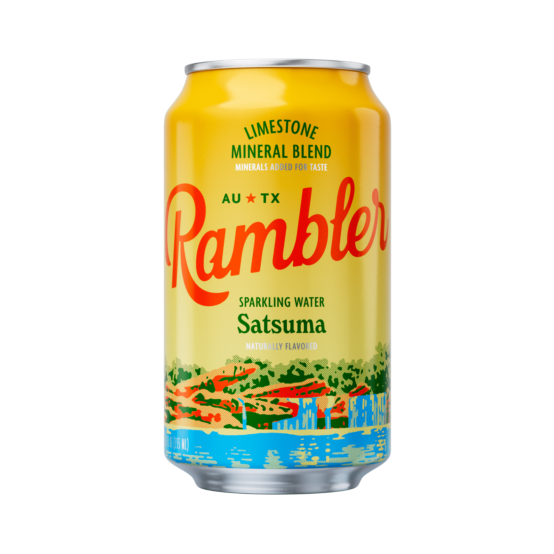 Rambler Sparkling Water Satsuma 8pk Cans