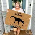thumbnail image 2 of Funny Animal Vomit Pattern Door Mat Bathroom Living Room Welcome Door Decorative Floor Mat, 2 of 4